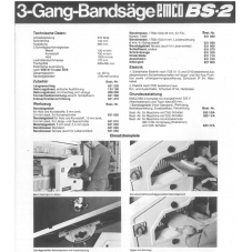 EMCO Bandsägeblätter...