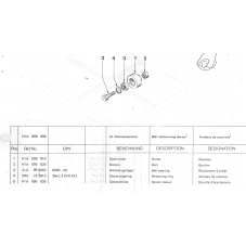 Spannrolle - Position 1