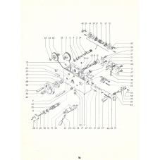 Kegelgriff M8/65x23...